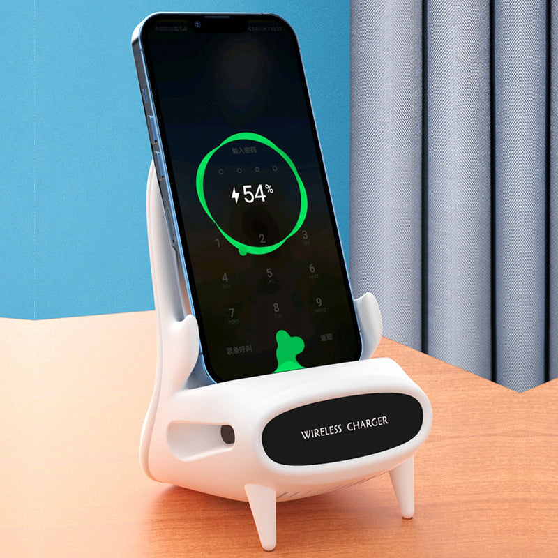 Wireless iPhone & Android Charger - Portable Mini Chair - Tech Supplies